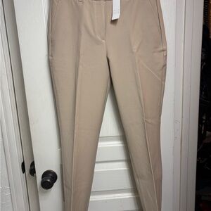 White House Black Market Classic Slim Ankle Pants in Biscotti